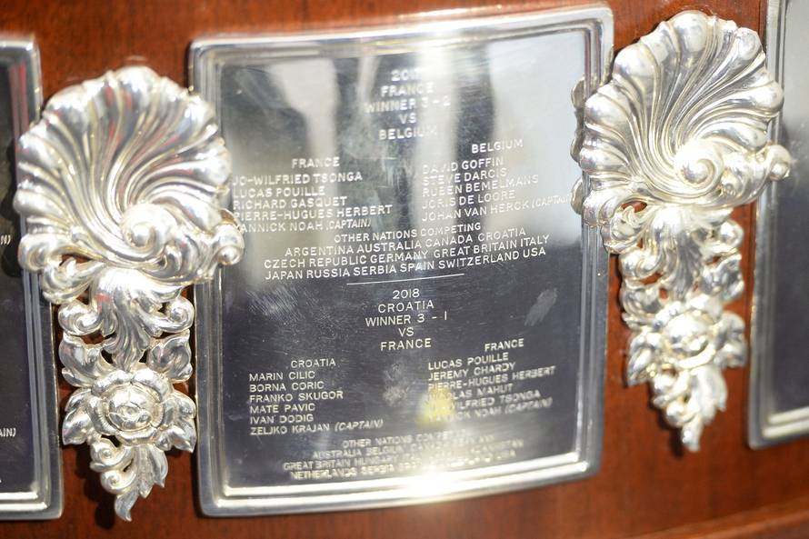 VaraÅ¾din: Predstavljanje Davis Cup trofeja