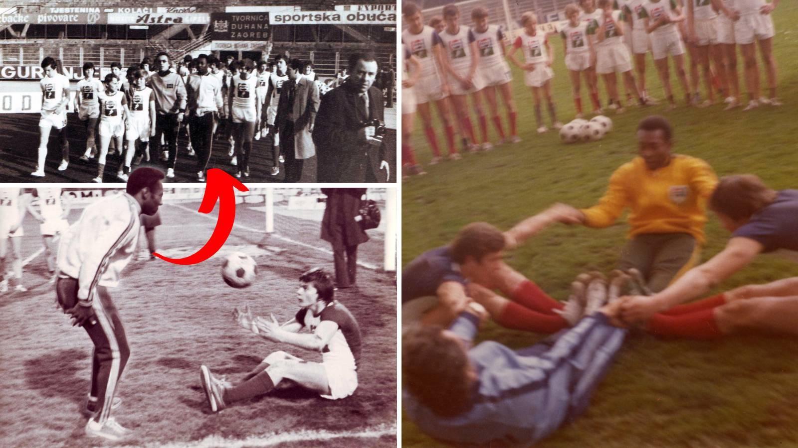 Pele je u Maksimiru trenirao i Dinamove legende dok su bili klinci: Popadali smo na gu*icu