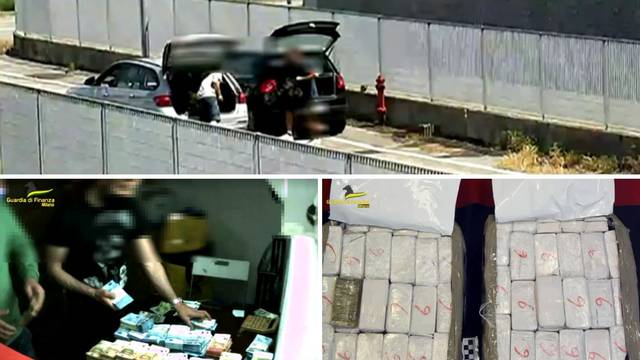 VIDEO Pala narko skupina: 58 ljudi uhitili u Španjolskoj i Italiji i zaplijenili 129 milijuna eura