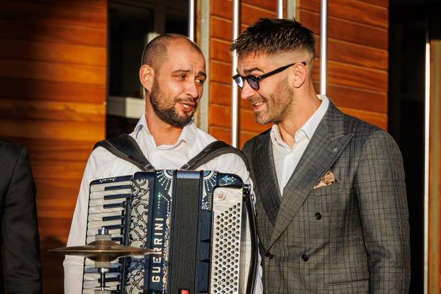 Split: Marko i Iris Livaja na vjenčanju Ivone i Anthonyja Kalika