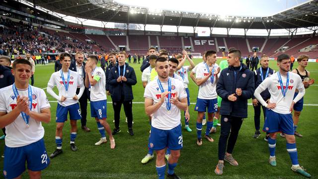 Ženeva: Razočarani igrači Hajduka nakon izgubljene utakmice rezultatom 5:0