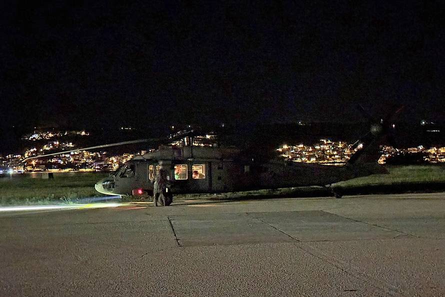 Noćna akcija MORH-a! Teško ozlijeđenu ženu helikopterom hitno prebacili u Zagreb...