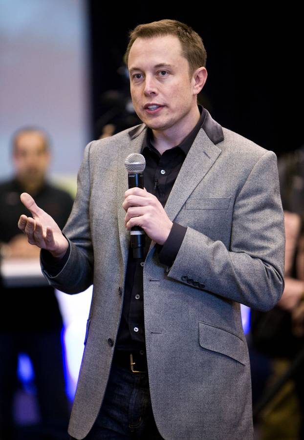 Elon Musk, the richest person in the world.