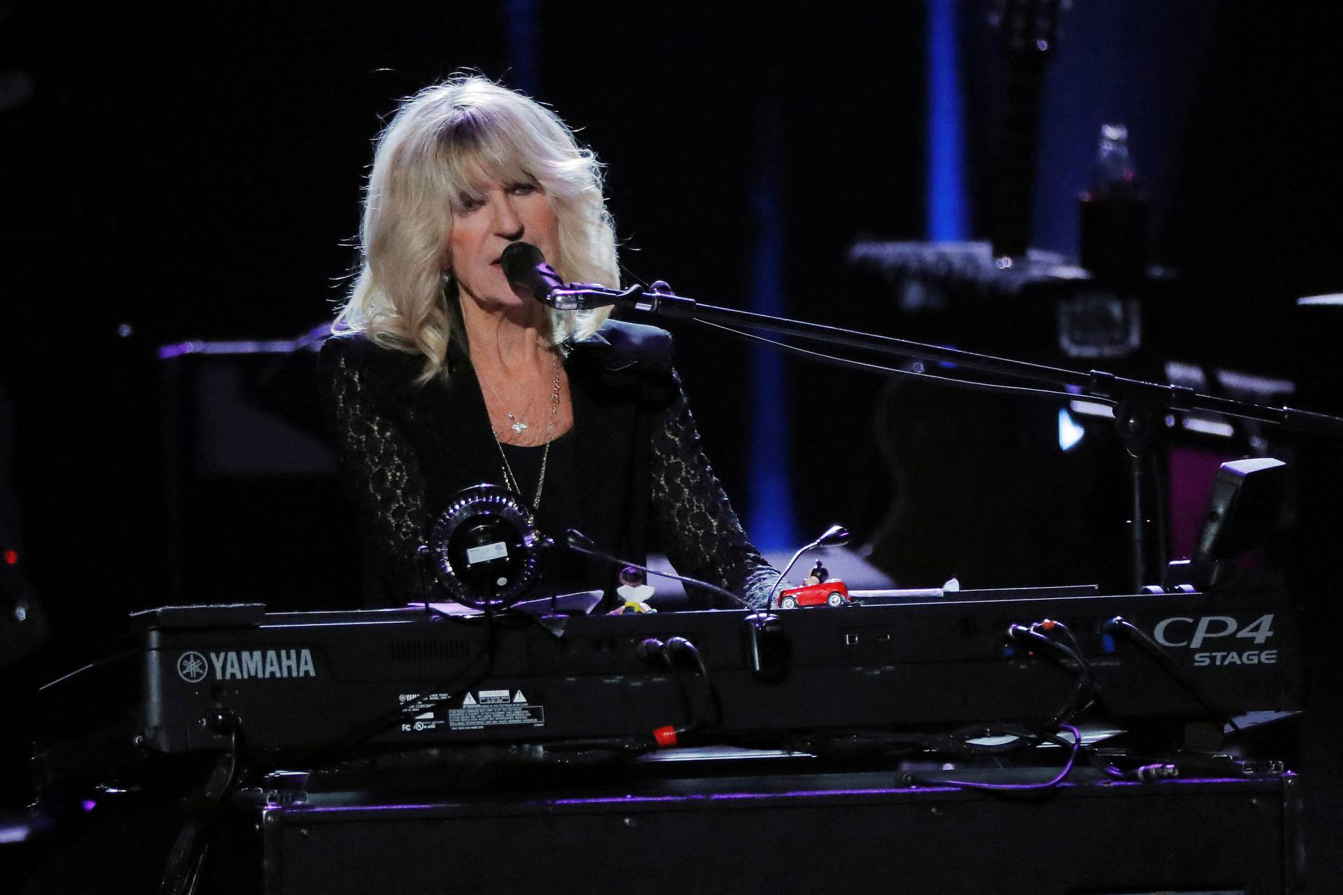 FILE PHOTO: Honoree Christine McVie of the group Fleetwood Mac performs during the 2018 MusiCares Person of the Year show honoring Fleetwood Mac at Radio City Music Hall in Manhattan, New York