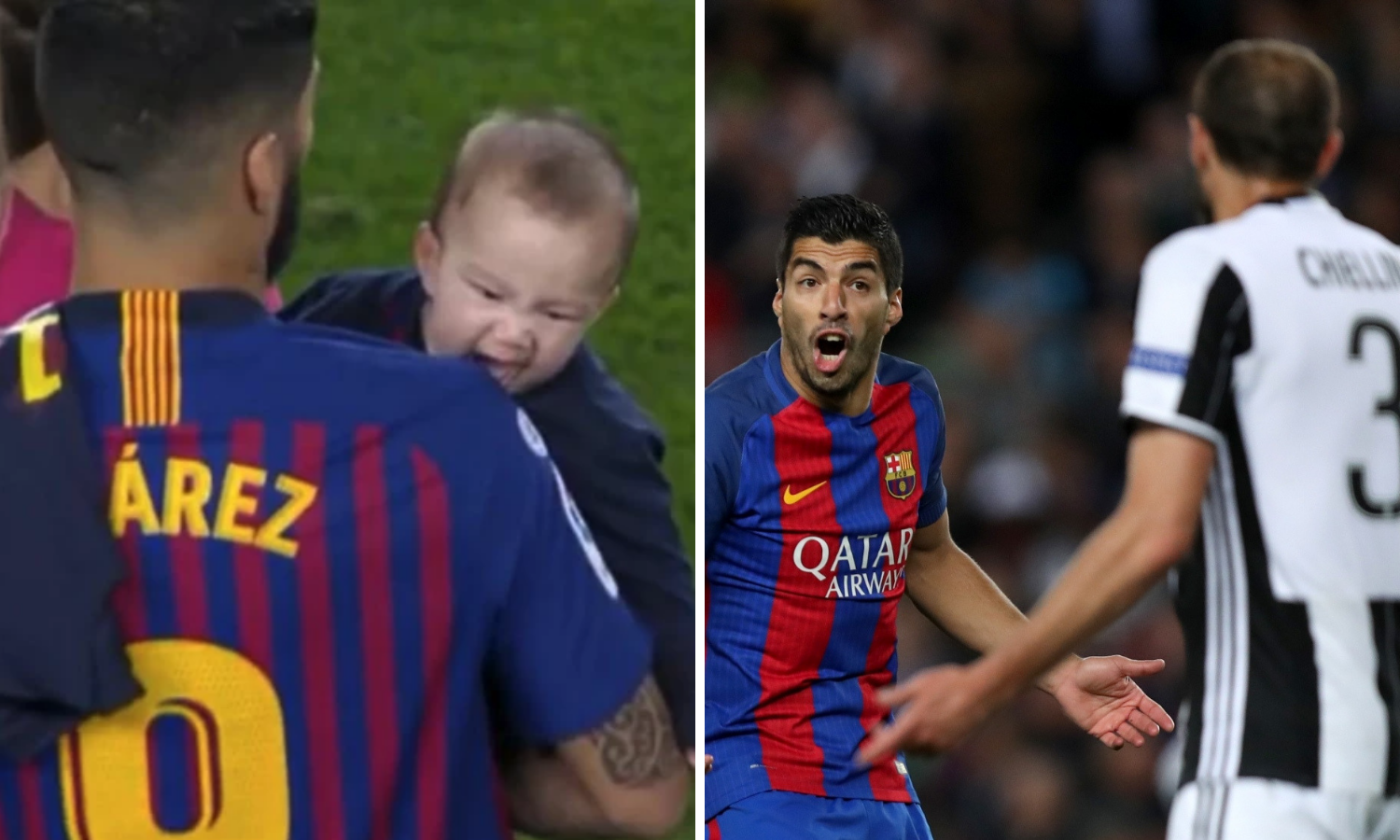 Kakav otac, takav sin: Suareza njegov sinčić ugrizao za rame