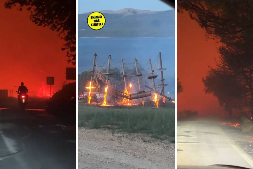 Izbio veliki požar u Bolu