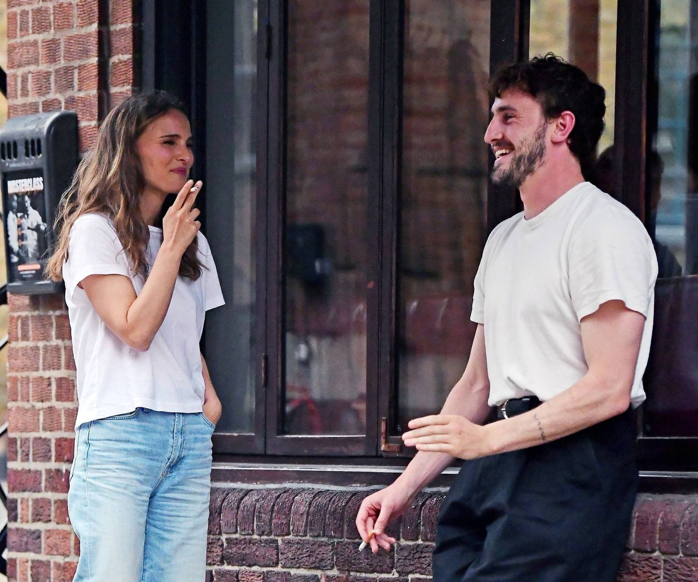 *PREMIUM-EXCLUSIVE* MUST CALL FOR PRICING BEFORE USAGE -  Recently Divorced 42-year-old American actress Natalie Portman pictured enjoying an evening out with 28-Year-old Normal People Irish actor Paul Mescal in North London.
*PICTURES TAKEN ON 28/05/2024