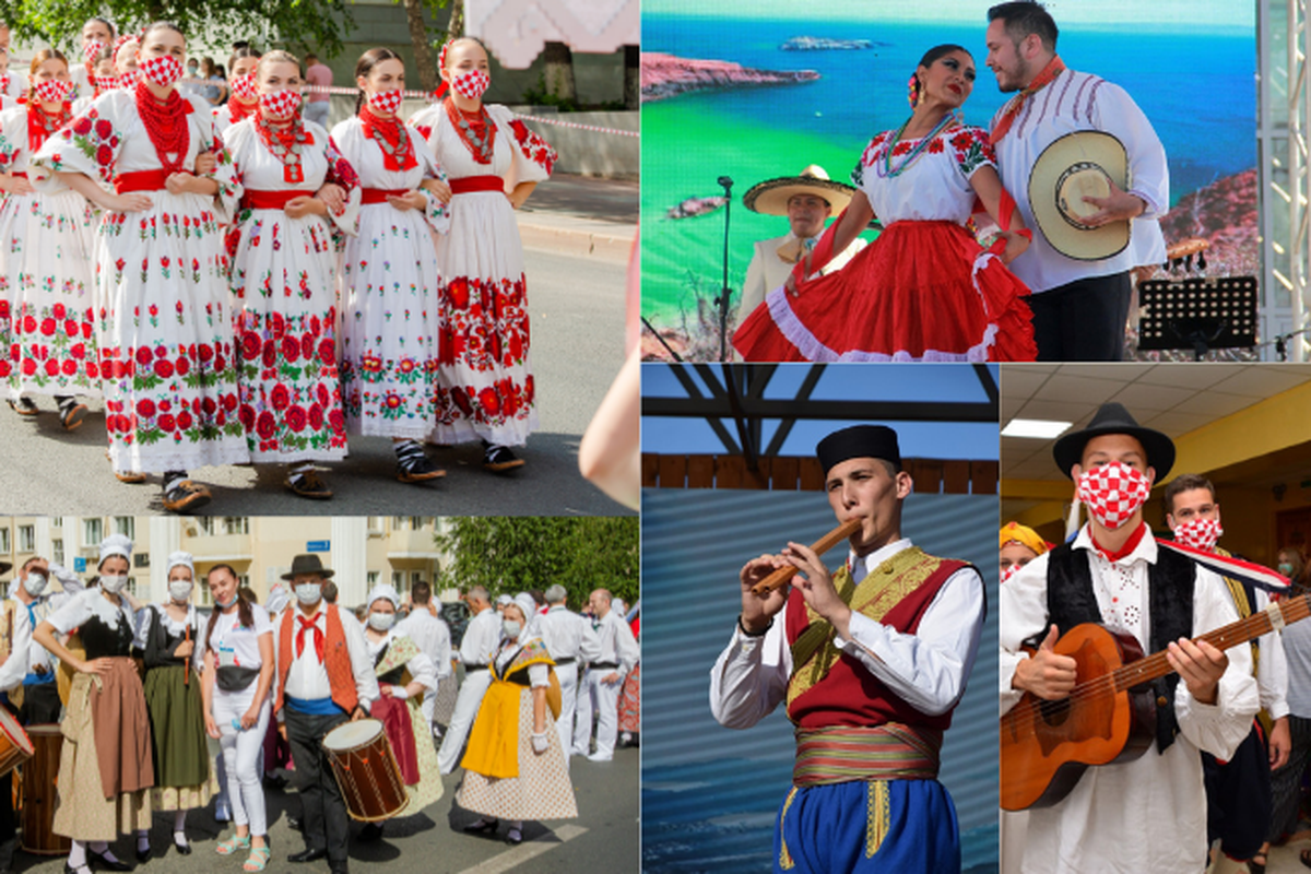 Putovali su jedan cijeli dan: Hrvatski folkloraši oduševili nastupom na Olimpijadi u Rusiji
