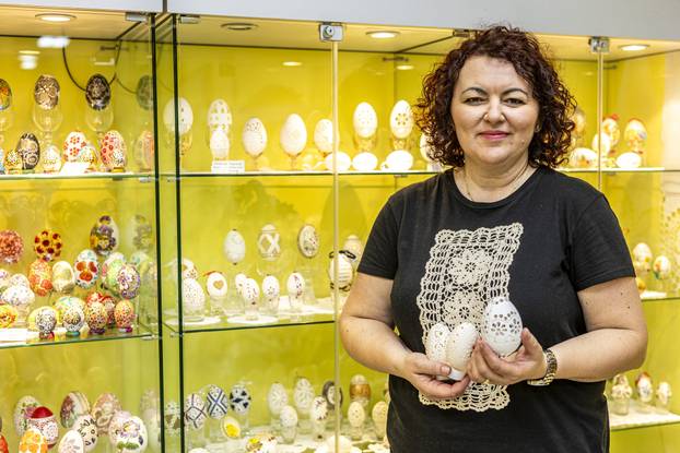 Županja: Amalija Romić radi unikatne uskršnje ukrase