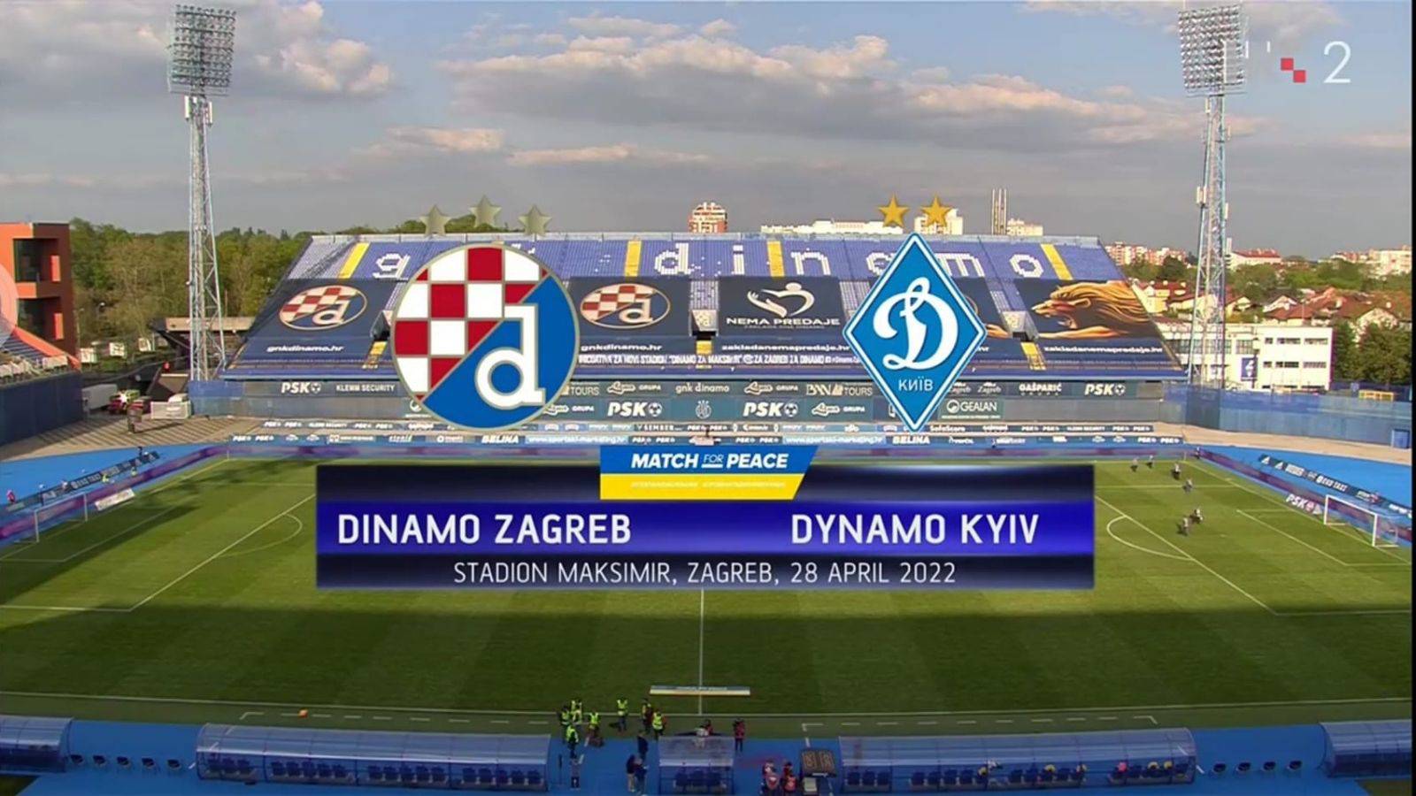 Emocije na Maksimiru: Kijevski i zagrebački Dinamo remizirali