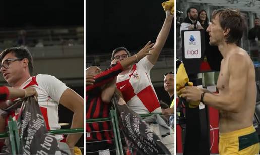 'Ulovio sam Lukin dres pa ostao bez njega! Nisam htio problem, a znam da je Modrić gospodin'