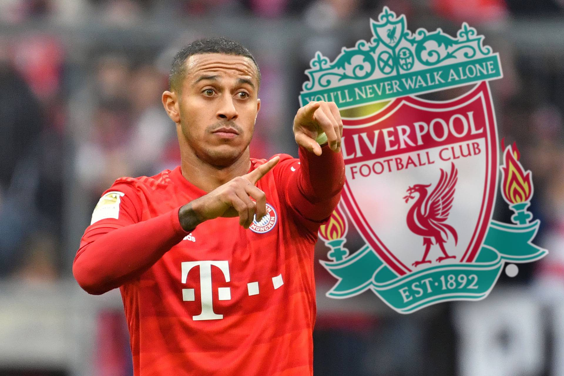 Thiago ALCANTARA (FC Bayern Munich) apparently before moving to Liverpool.