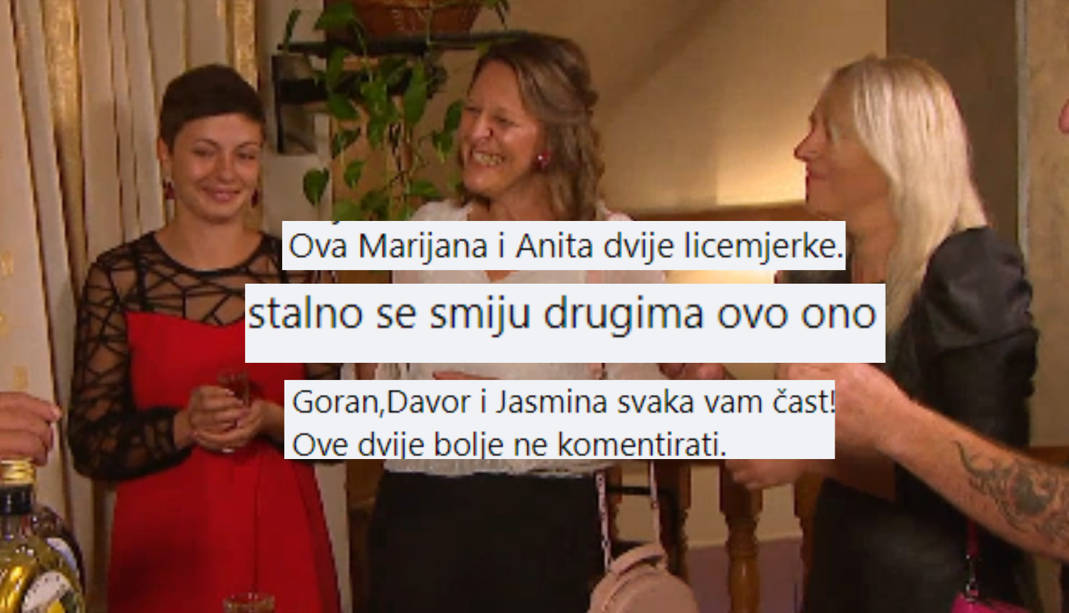 Gledateljima 'Večere' zamjerile se Anita i Marijana: Licemjerke! Stalno se smiju drugima. Užas