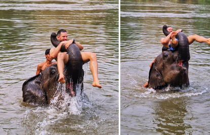 Prijatelji životinja oštro osudili Borisa Rogoznicu: 'Potezao je slona za surlu zbog fotografije'