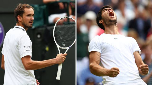 Spektakl: Alcaraz i Medvjedev za finale Wimbledona...