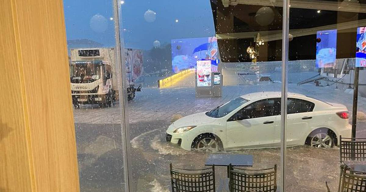 Zadar Storm: Flooded Roads and Cars Submerged in Water