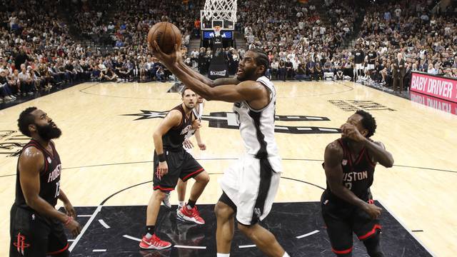 NBA: Playoffs-Houston Rockets at San Antonio Spurs