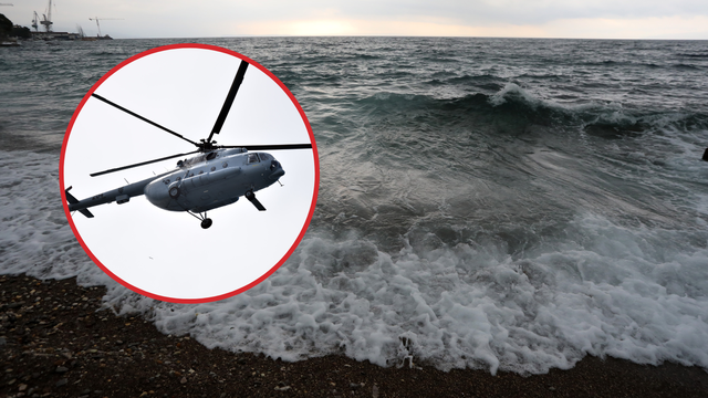 Pilot HRZ-a kod otoka Krka spasio čovjeka od utapanja