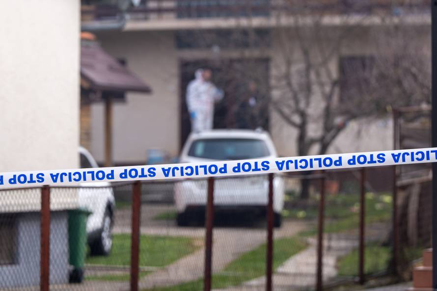 Dvostruko ubojstvo u Gospiću, očevid u tijeku