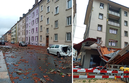 Jedan poginuli, više ozlijeđenih u oluji u Švicarskoj. Olujno nevrijeme na sjeveru Italije