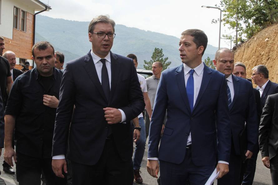 Serbian President Aleksandar Vucic visits Kosovo