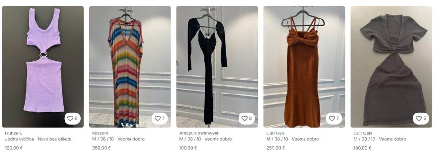 Tatjana Dragović prodaje svoje dizajnerske krpice: Za luksuzne haljine cijene idu i do 350 eura