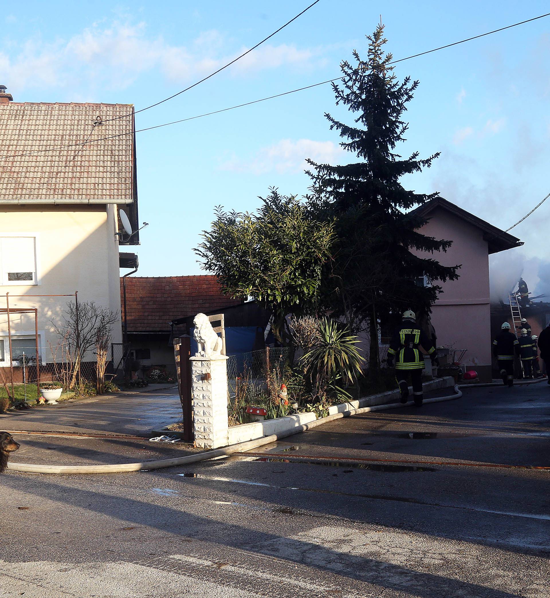 Požar progutao štalu, a vlasnik je uspio na vrijeme izvući konje