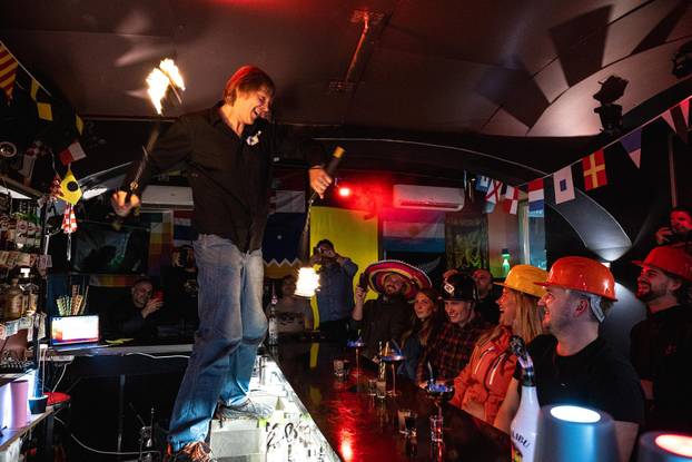 Zagreb: Butchers Barrel bar