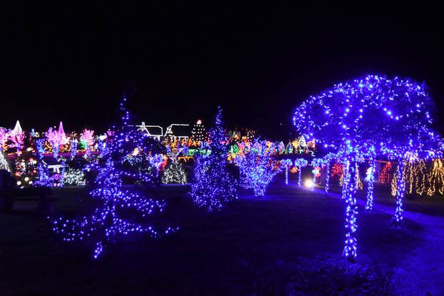 Grabovnica: Započela božićna čarolija svjetla obitelji Salaj