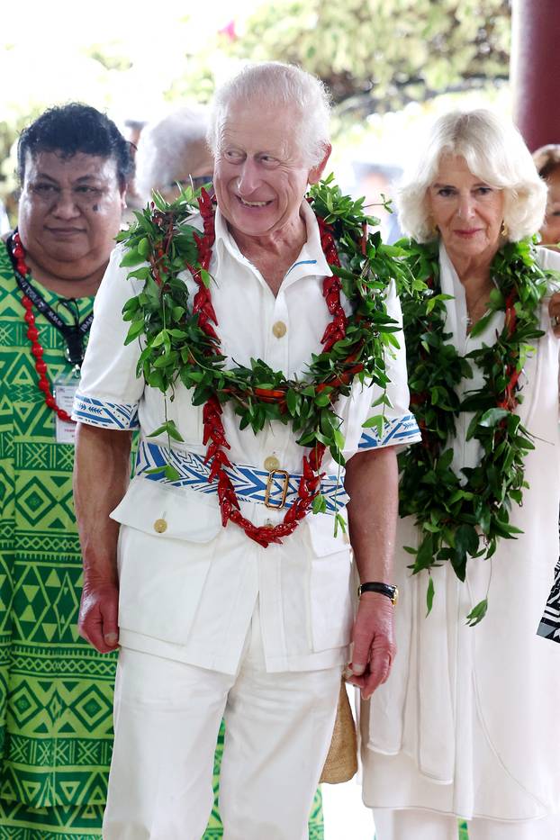 Britain's King Charles and Queen Camilla visit Samoa