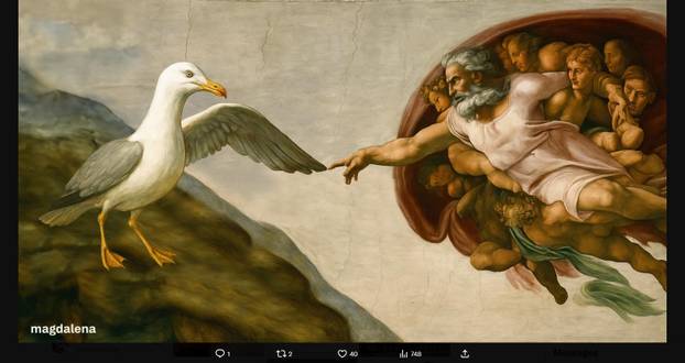 FOTO Internet pun memova zbog konklave. Ovo su najbolje fore! Galeb je postao faca...