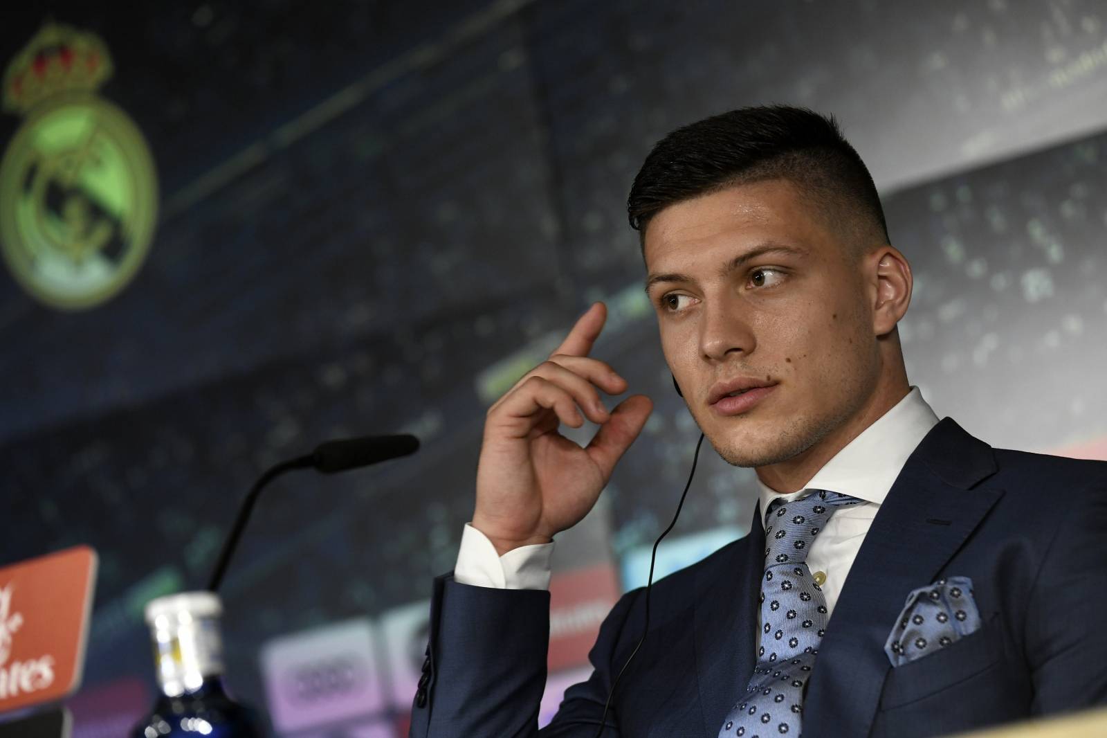 Real Madrid's new player Luka Jovic.