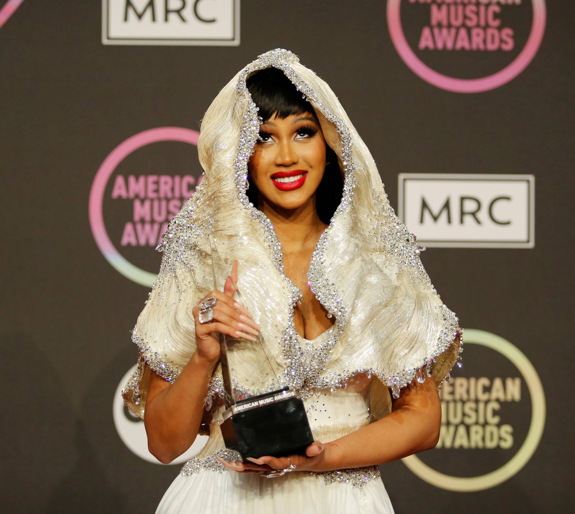 2021 American Music Awards Arrivals at the Microsoft Theater in Los Angeles