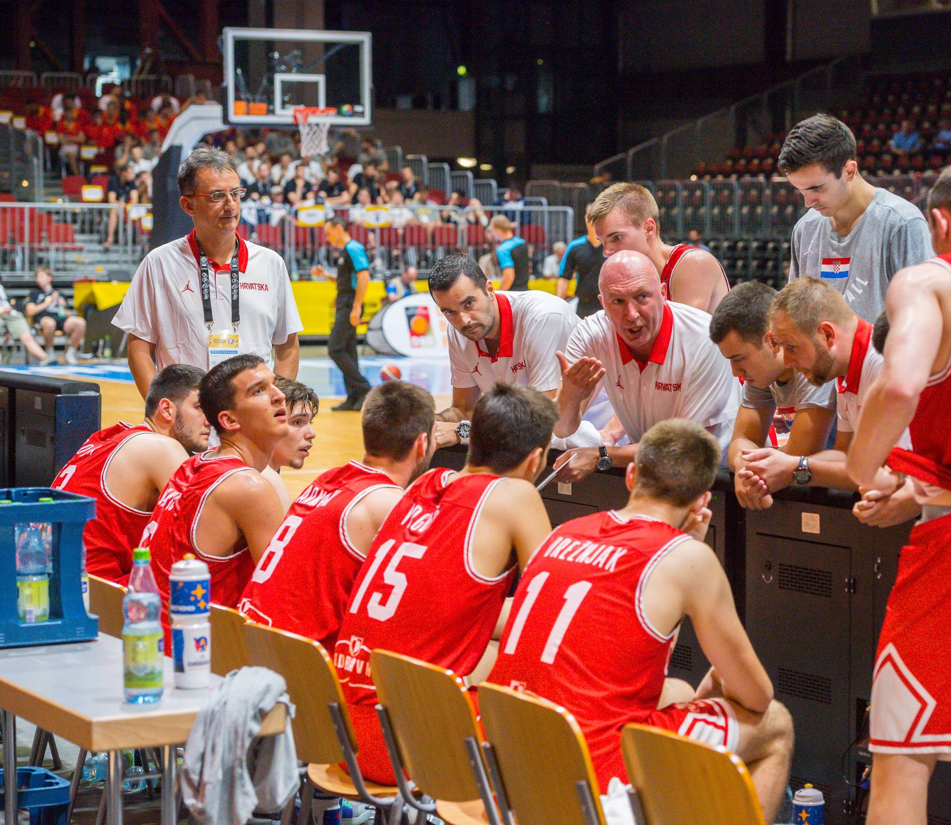 GER, Basketball EM 2018 U20 MÃ¤nner/Maenner in Chemnitz, Finale Israel vs. Kroatien