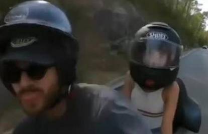 Vlaho Arbulić provozao kćerkicu na motociklu pa je sve snimio: 'Cure se samo žele zabavljati'