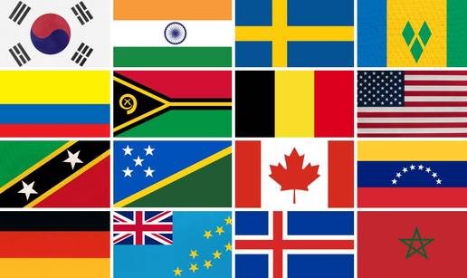 KVIZ Novi izazov je spreman! Tko mo&zcaron;e prepoznati sve ove zastave? Zadatak nije lagan...