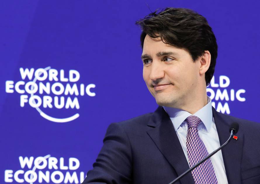 Canada's Prime Minister Justin Trudeau attends the World Economic Forum (WEF) annual meeting in Davos