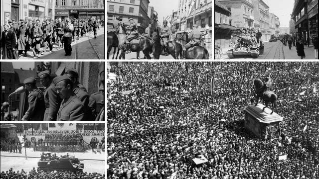 FOTOEKSKLUZIV Pogledajte antologijske i rijetke  fotografije oslobođenja Zagreba 1945.