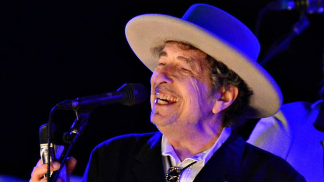 File photo of U.S. musician Bob Dylan performing during on day 2 of The Hop Festival in Paddock Wood