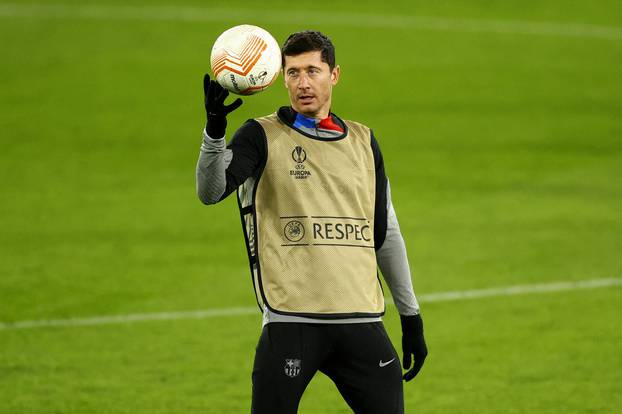 Europa League - FC Barcelona Training