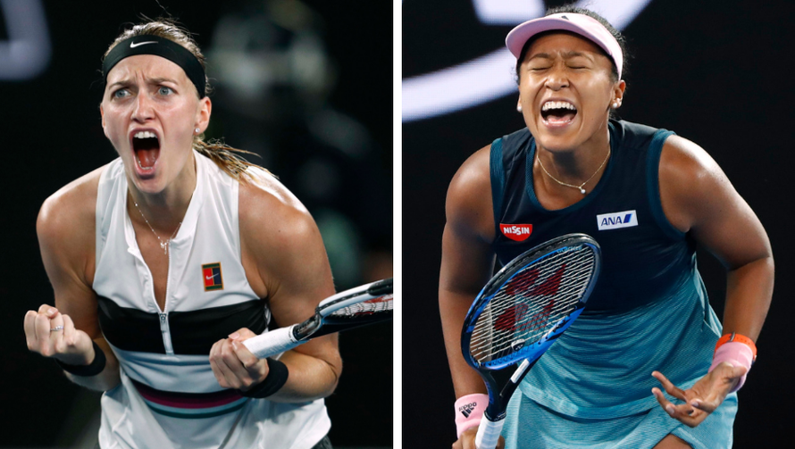 Kvitova lako s Collins, Osaka do finala u tri seta s Pliškovom