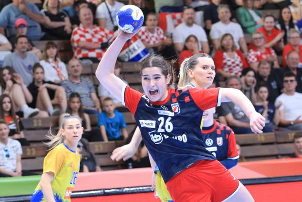 Zagreb: Kvalifikacije za ženski EHF Euro 2024, Hrvatska - Crna Gora
