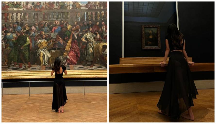 Je li ovo moguće!? Manekenka bosa po Louvreu šeće u ponoć!