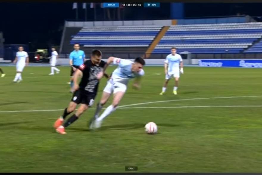 Gol na utakmici Vukovar - Rijeka