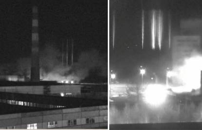Snimke požara iz nuklearne elektrane Zaporožje u Ukrajini