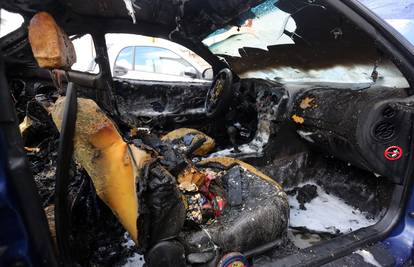 Policija traži krivce: Hyundai polili zapaljivom tekućinom