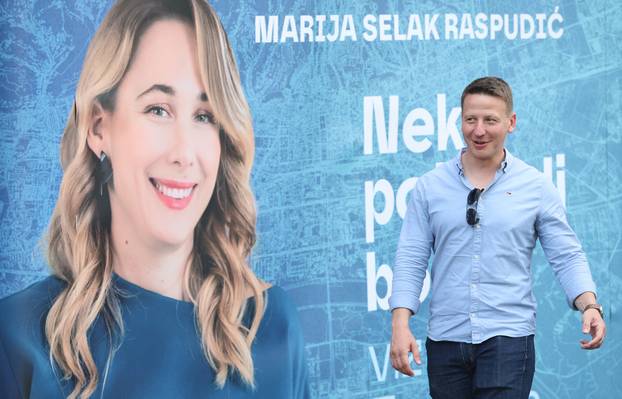 Zagreb: Doček izbornih rezultata u izbornom stožeru Marije Selak Raspudić