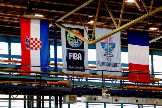 Zadar: Trening košarkaške reprezentacije u Jazinama