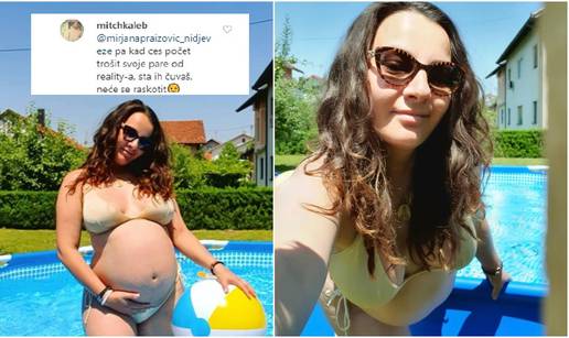 Trudna BB Mirjana pozira u vrtu: Od kuda ti pare za bazen?