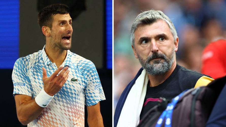 VIDEO Sve po običaju. Novak vikao na Ivaniševića, Zec ga je umirio: Sve je super, polako...